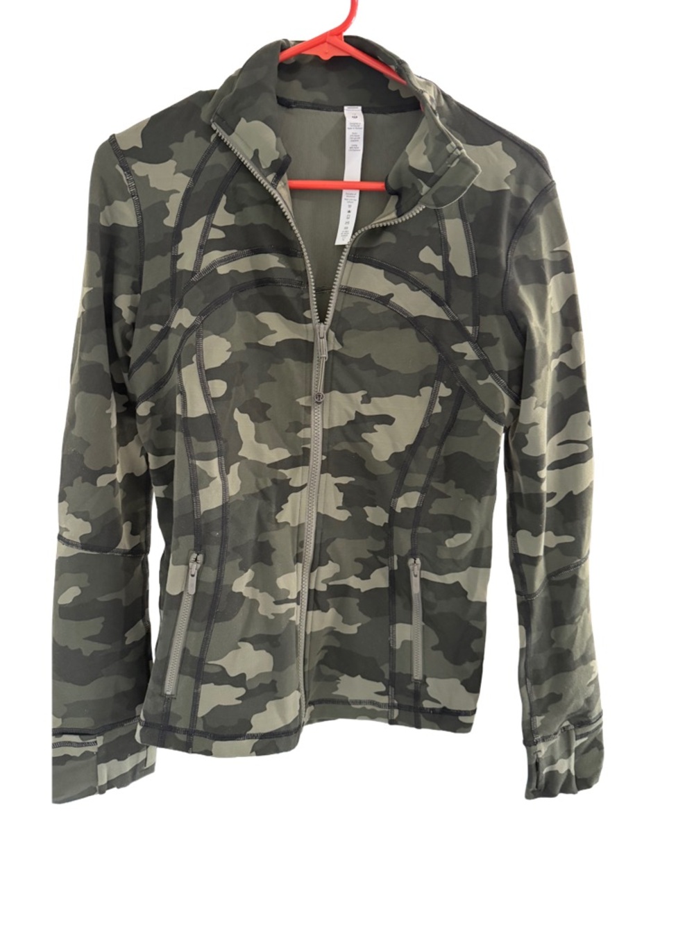 lululemon athletica Women's Olive Camo Full-Zip Utility Jacket